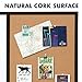 Quartet Combination Whiteboard & Corkboard, 2' x 3' Combo White Board & Cork Board, Black Frame (95223B)