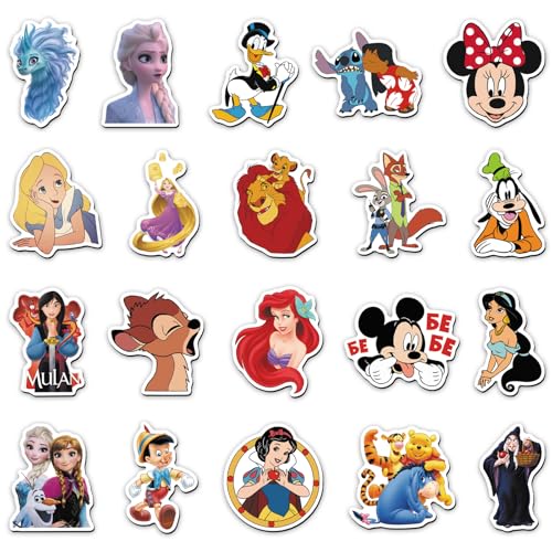 Disney Cartoon Character Fridge Magnets Set - 20 Pcs Mixed Classic Disney Refrigerator Magnets Cute Home Kitchen Office Whiteboard Decor Gift for Fans Boy Girl Adults