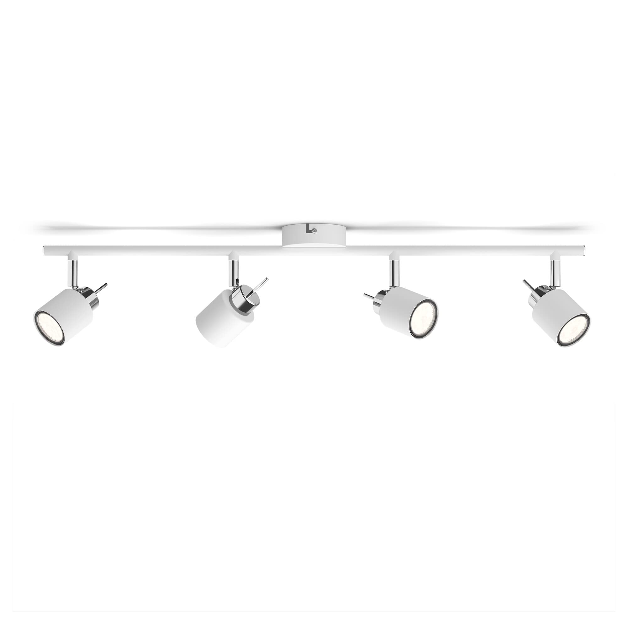 Philips LED Faretto Integrato Meranti, 4 Punti Luce, 35W, Bianco