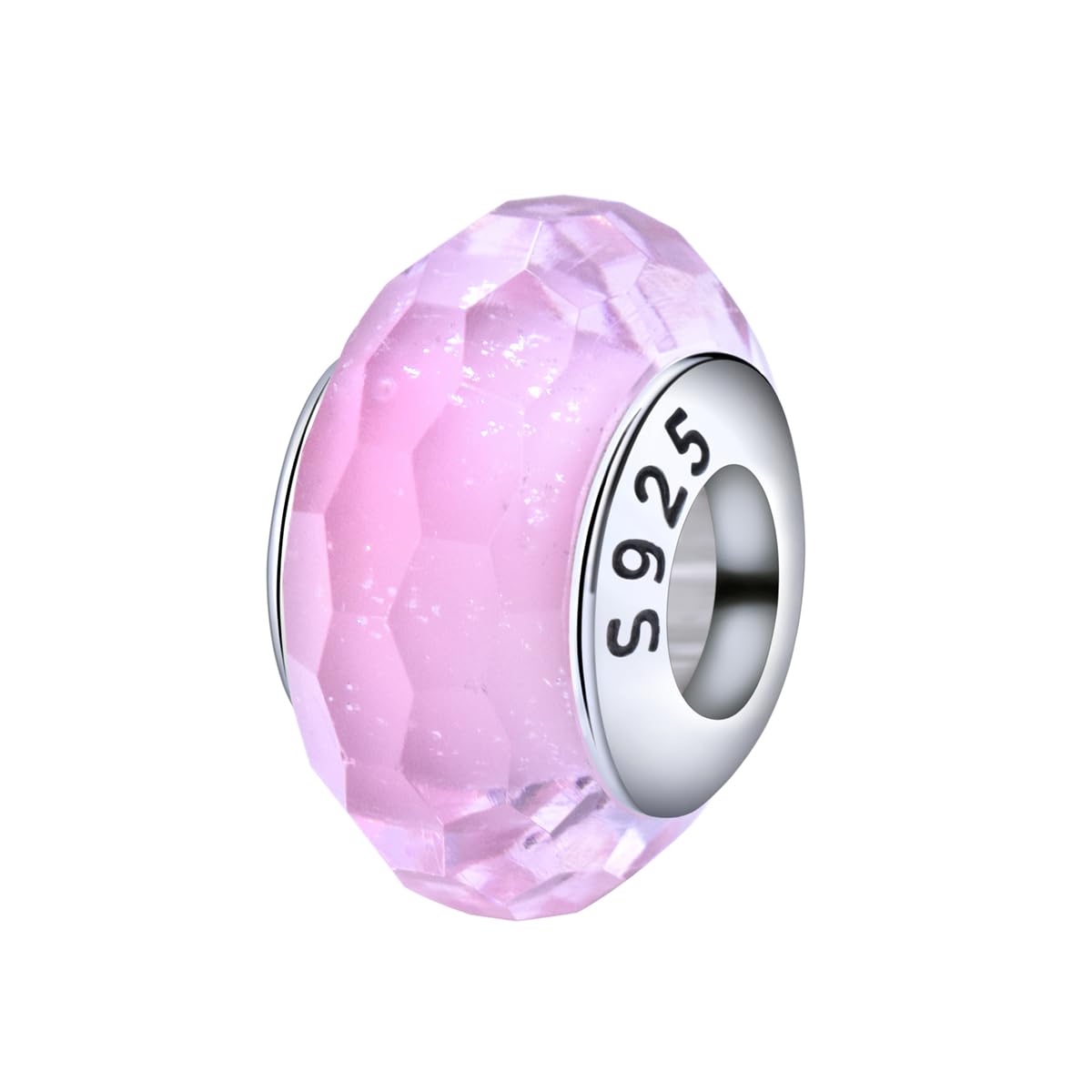 Charm Perline Vetro Murano Occhi Blu | Argento S925 Originale TDC