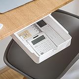 FiiMoo Schublade unter Schreibtisch, Schubladen Organizer Aufbewahrungsbox, Schublade zum Aufhängen, Selbstklebende Schubladen Organizer für Büro, Zuhause, Schule -Weiße