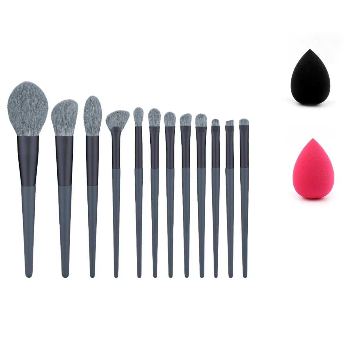 Makeup Brush with Soft Synthetic Fibre Wood Holder for Blush Foundation, Powder, Mix
