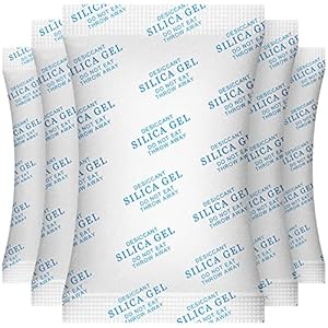 O2frepak100 Gram(10Packs) Food Grade Moisture Absorber Silica Gel Desiccant Packets for Storage,Desiccant Silica Gel…