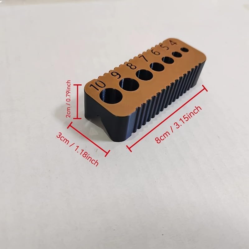 Drill Guide Jig with Metric Scale, Heavy Duty Plastic Template for Perfect 90-Degree Holes in Wood & Drywall