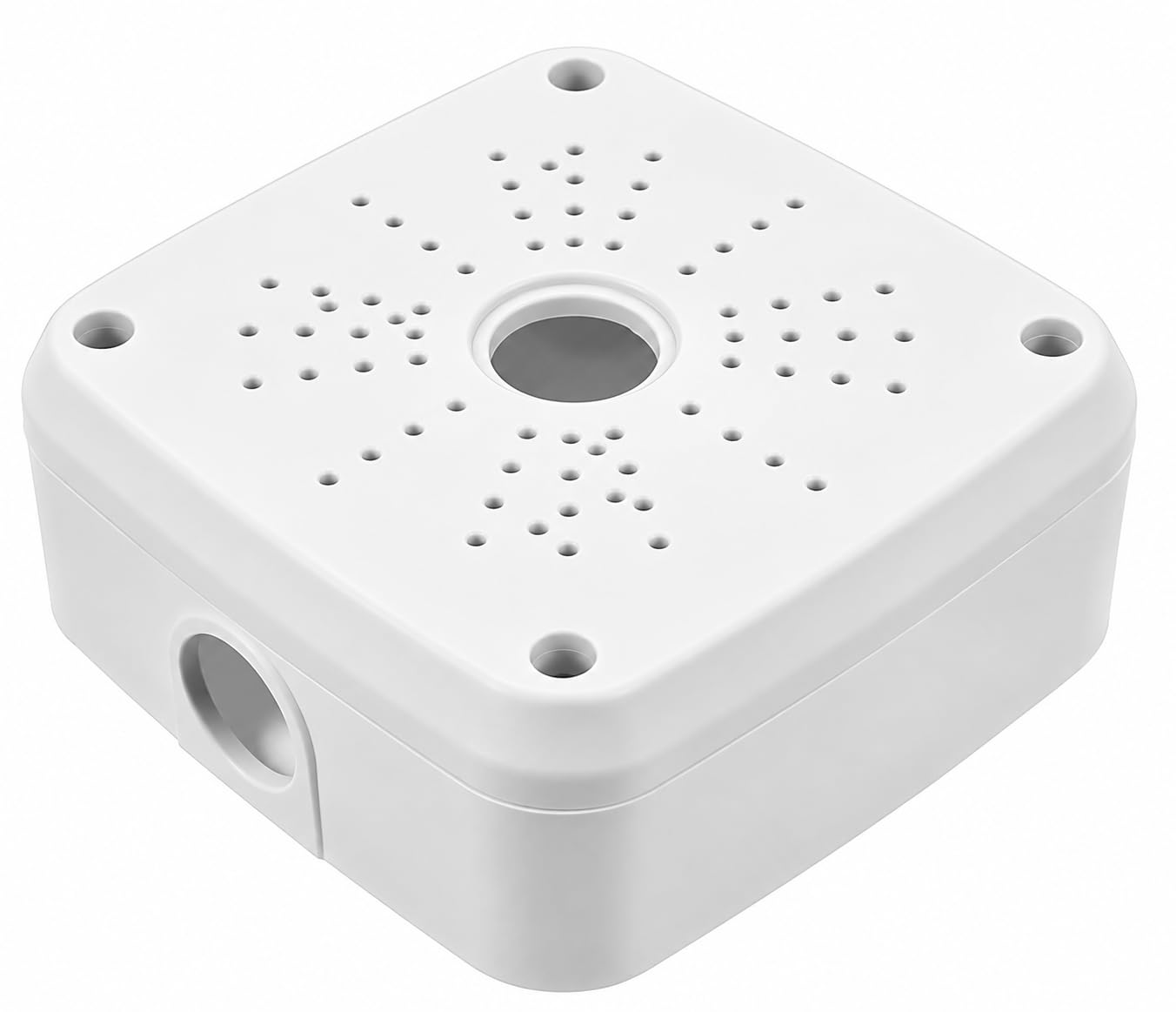 5x5” Square Waterproof PVC Junction Box for CCTV Camera, Heavy Duty Outdoor Electrical Enclosure, 3 Entry Inlets, Wire Protection – Pack of 2 — Amazon image 9