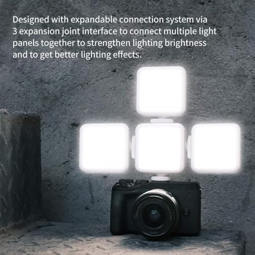 Image of Ulanzi VL49 Mini LED Video Fill Light, 2000mAh Rechargeable Camera Light | CRI95 Adjustable Brightness, Design with 3 Expansion Cold Shoes, White Lighting for Canon Photography Tiktok Live Stream