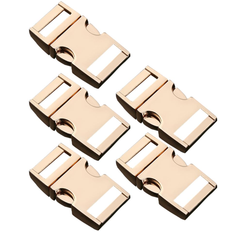 Hebillas metálicas de liberación lateral para equipaje y bolsas de viaje Ciieeo 5 uds