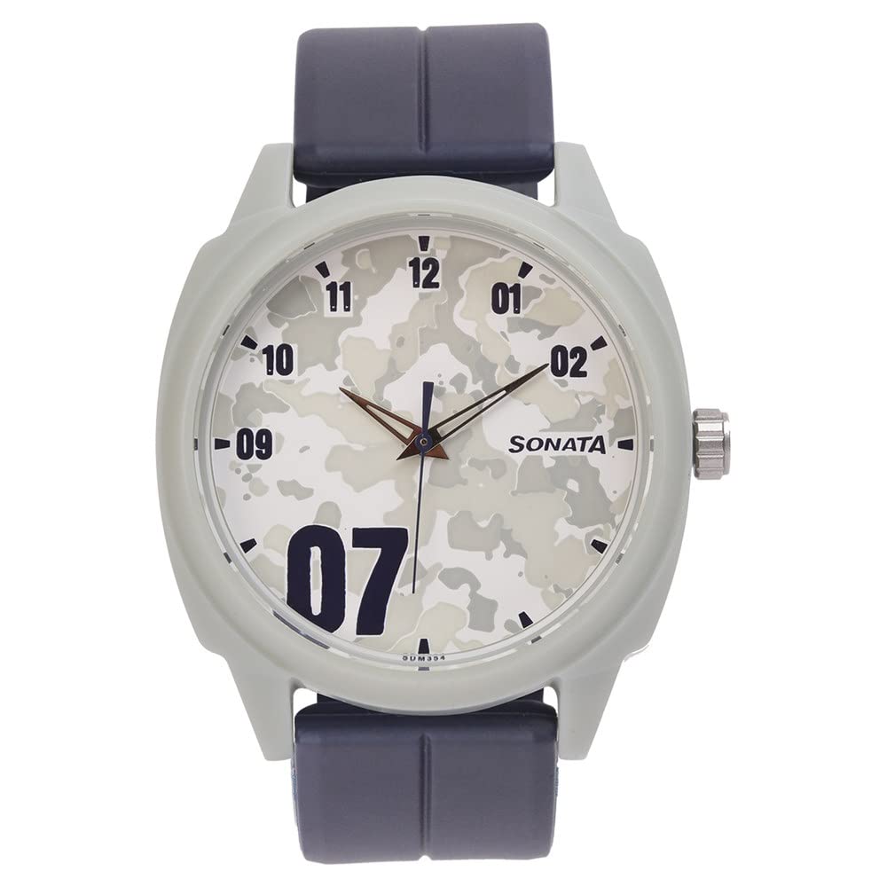 Sonata Camo Multicoloured Dial Plastic Strap Watch for Men-NS77086PP14W (B0BS3NHM39) Amazon Price History, Amazon Price Tracker