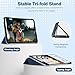 TiMOVO Case for iPad (A16) 11th Generation 11 Inch 2025/iPad 10th Generation 10.9 Inch 2022, Slim Stand Cover with Hard Translucent Back, Support Touch ID, Auto Wake/Sleep, Dark Sea Blue