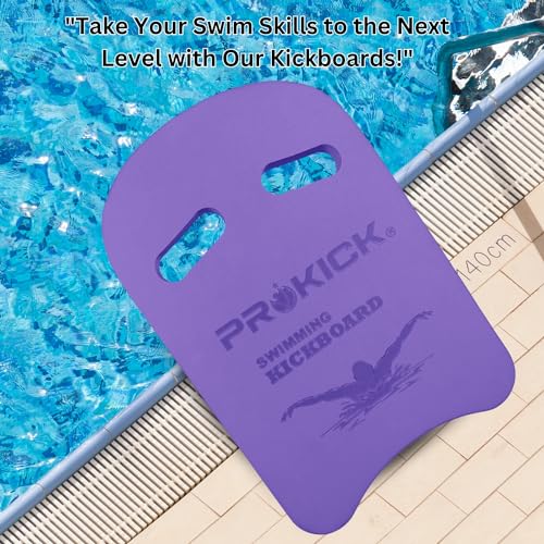 Image of Prokick Unisex Adult Swimming Kickboard - Beginner to Expert Level Swimming Kickboard 1 Piece
