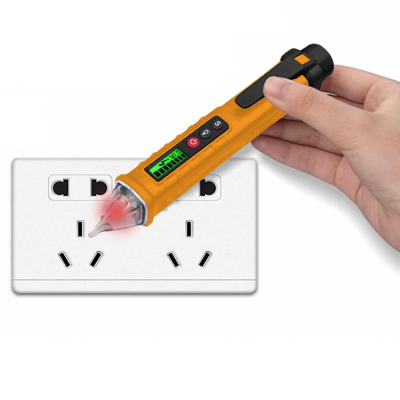 Electrical Tester Pen in use