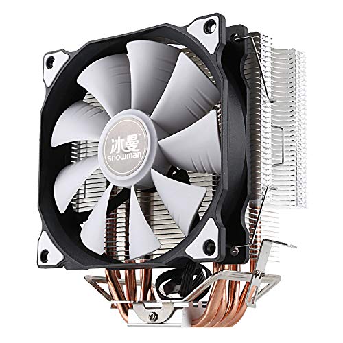 SNOWMAN High Performance CPU Cooler, PWM Fan (4 Heatpipes, No RGB) Cover