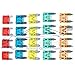 Price comparison product image Xtremeauto® Small Car Blade Fuse Replacement Kit 20 Piece - 7.5, 10, 15, 20, 25, 30, 40 Amp Amps Blown Fuses Will Never Be A Problem Again.