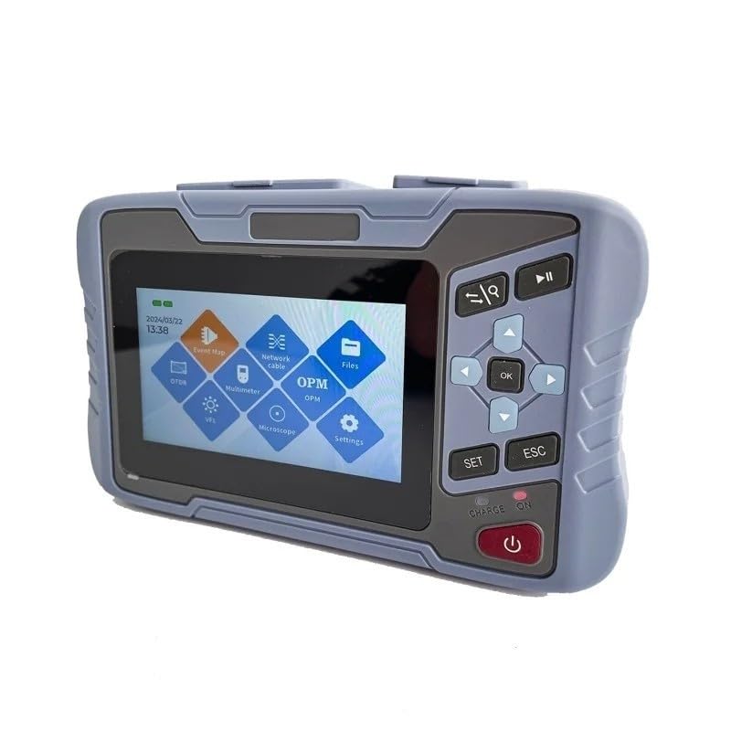 Tester per fibra ottica, Riflettometro ottico nel dominio del tempo VFL integrato Mini OTDR 1310/1550nm 30/28 dB