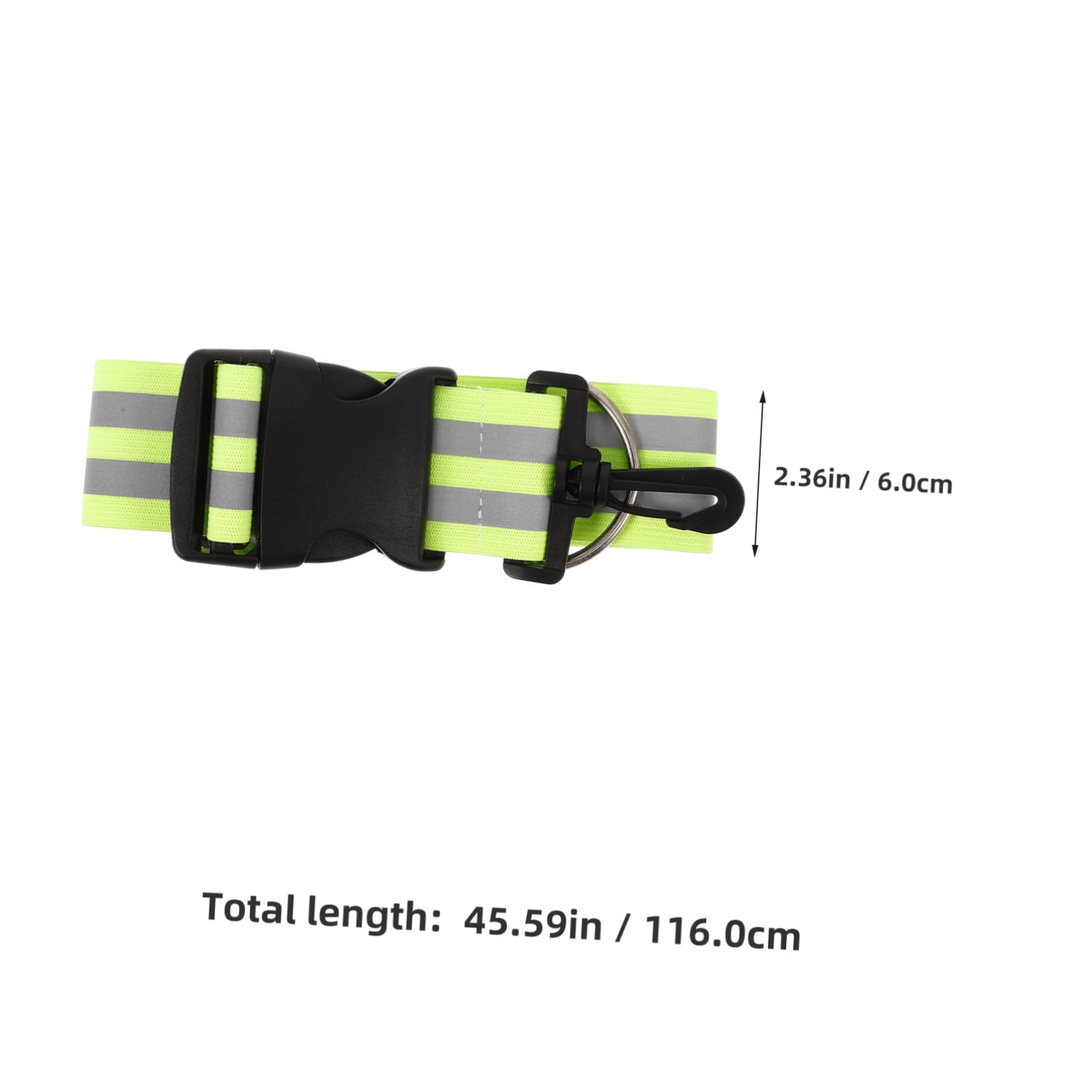 Toddmomy Reflective Running Belt with Adjustable Straps for High Visibility for Night Cycling Walking and Running Easy to Clean Versatile Safety Gear for Outdoor Activities