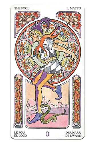 Tarot Art Nouveau estilo floral japonés importado