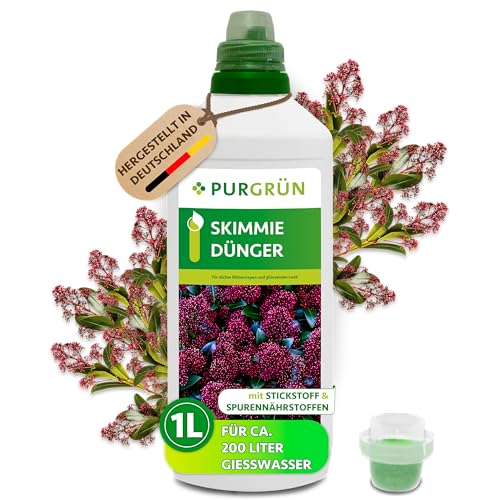 Purgrün® Skimmie-Dünger 1 Liter – Schnelle, zuverlässige...