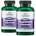 Swanson Chelated Magnesium 133 Milligrams 180 Capsules 2 Bottles
