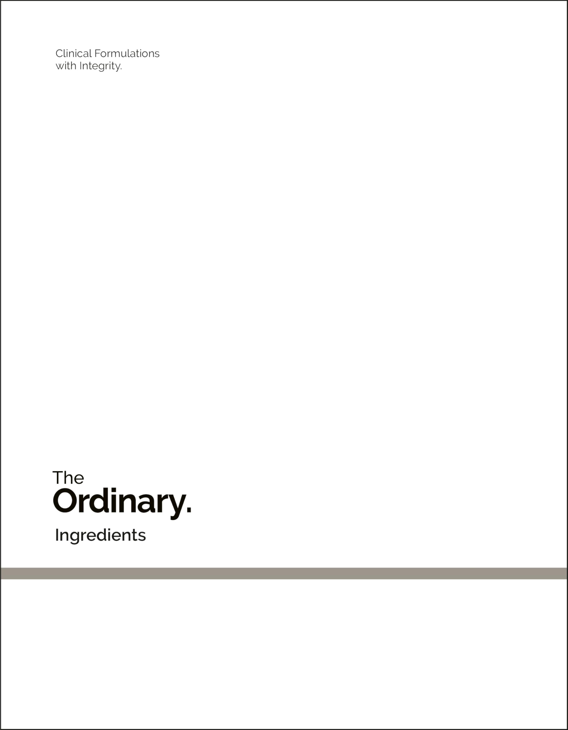 The Ordinary: Ingredients - Understanding skincare with the bestselling beauty brand