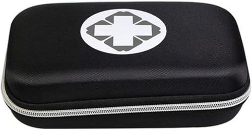 Bolsa de primeros auxilios, estuche rígido vacío, impermeable, bolsa de almacenamiento de medicamentos, paquete portátil de medicamentos, compacto,