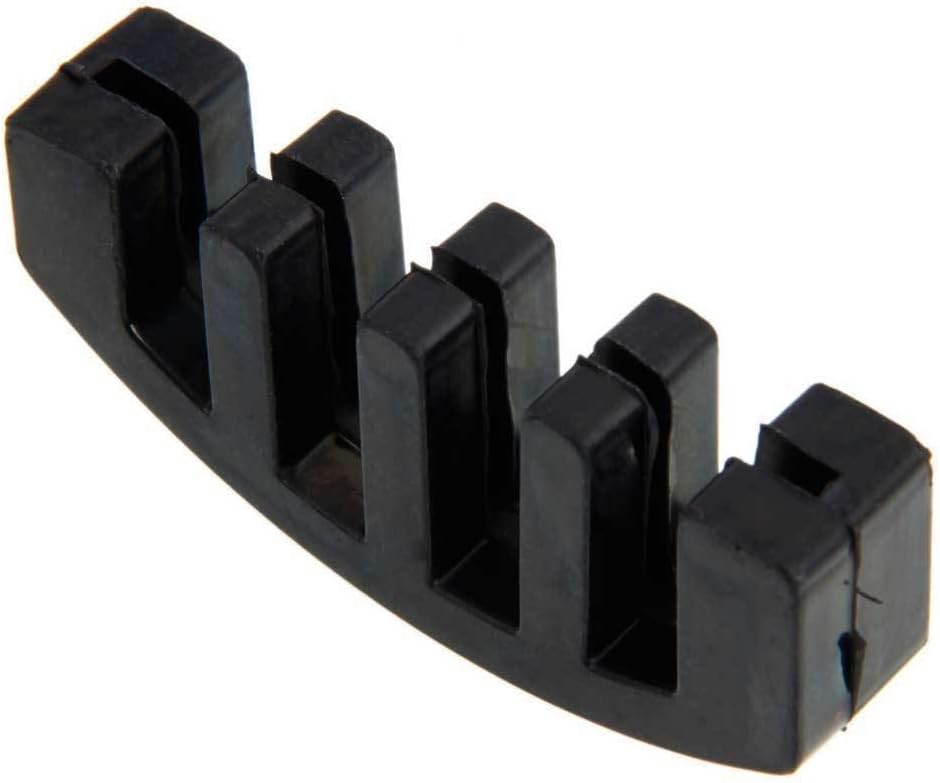 Harrista New Ultra Black Heavy Rubber 4/4 Violin Practice Mute