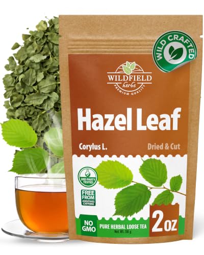 2 oz. Hazel Leaf Herbal Tea (Folium Coryli avellanae) – 56g Dried Hazel Leaf Tea Hojas de Avellano