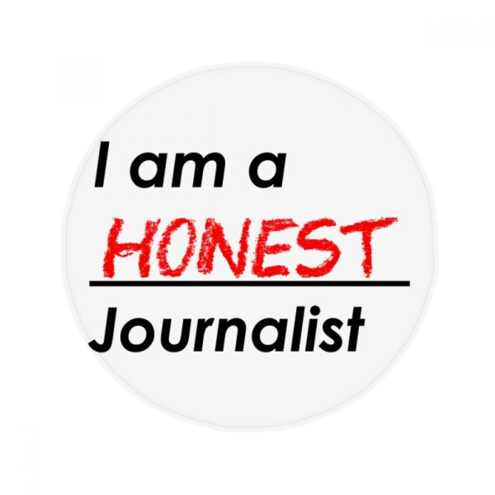 Tapis imprimé journaliste honnête 60cm : cadeau original et utile