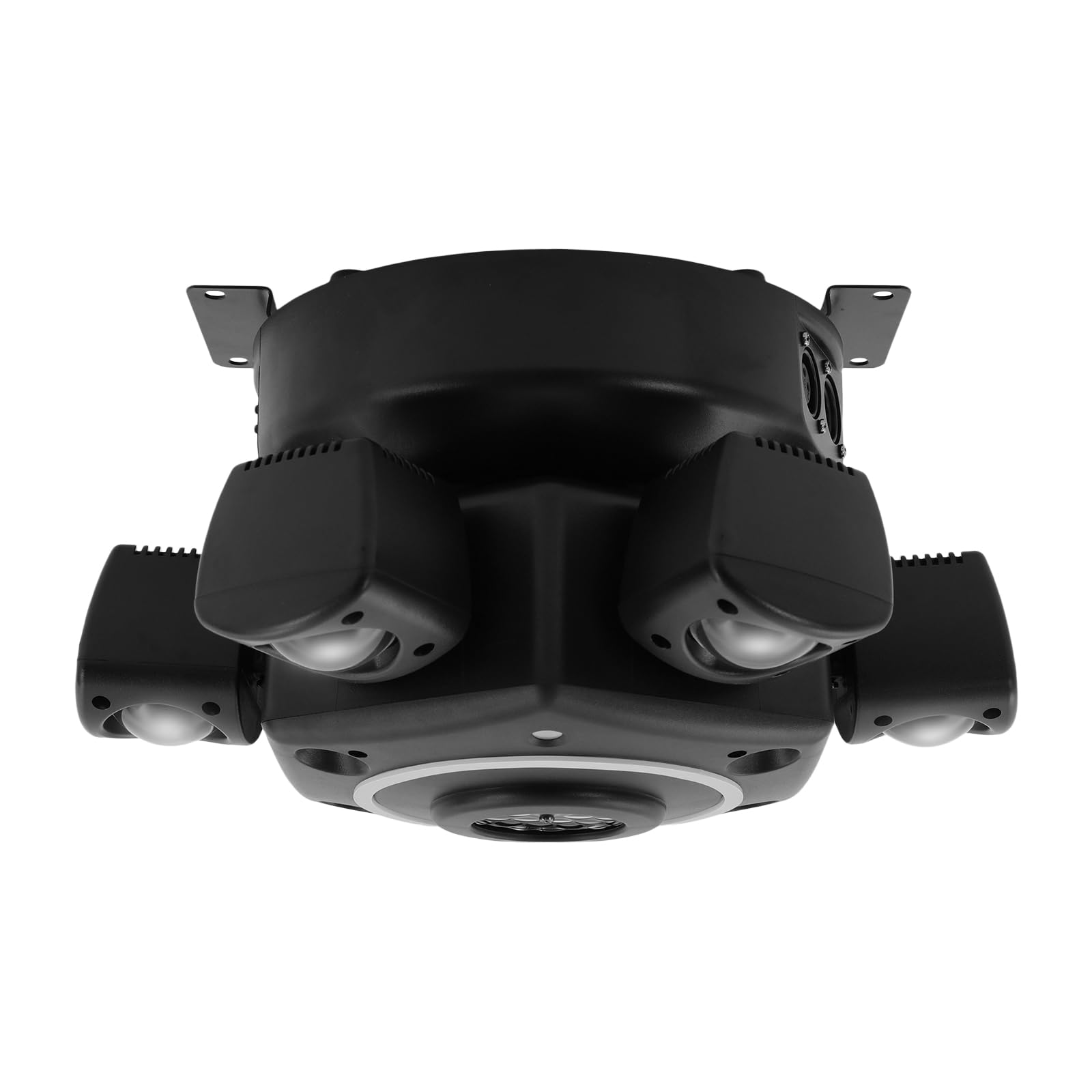 Luce da discoteca a 6 bracci, in ABS per DJ con telecomando, per DJ, nastri, bar, pub, club, 32 x 32 x 18 cm