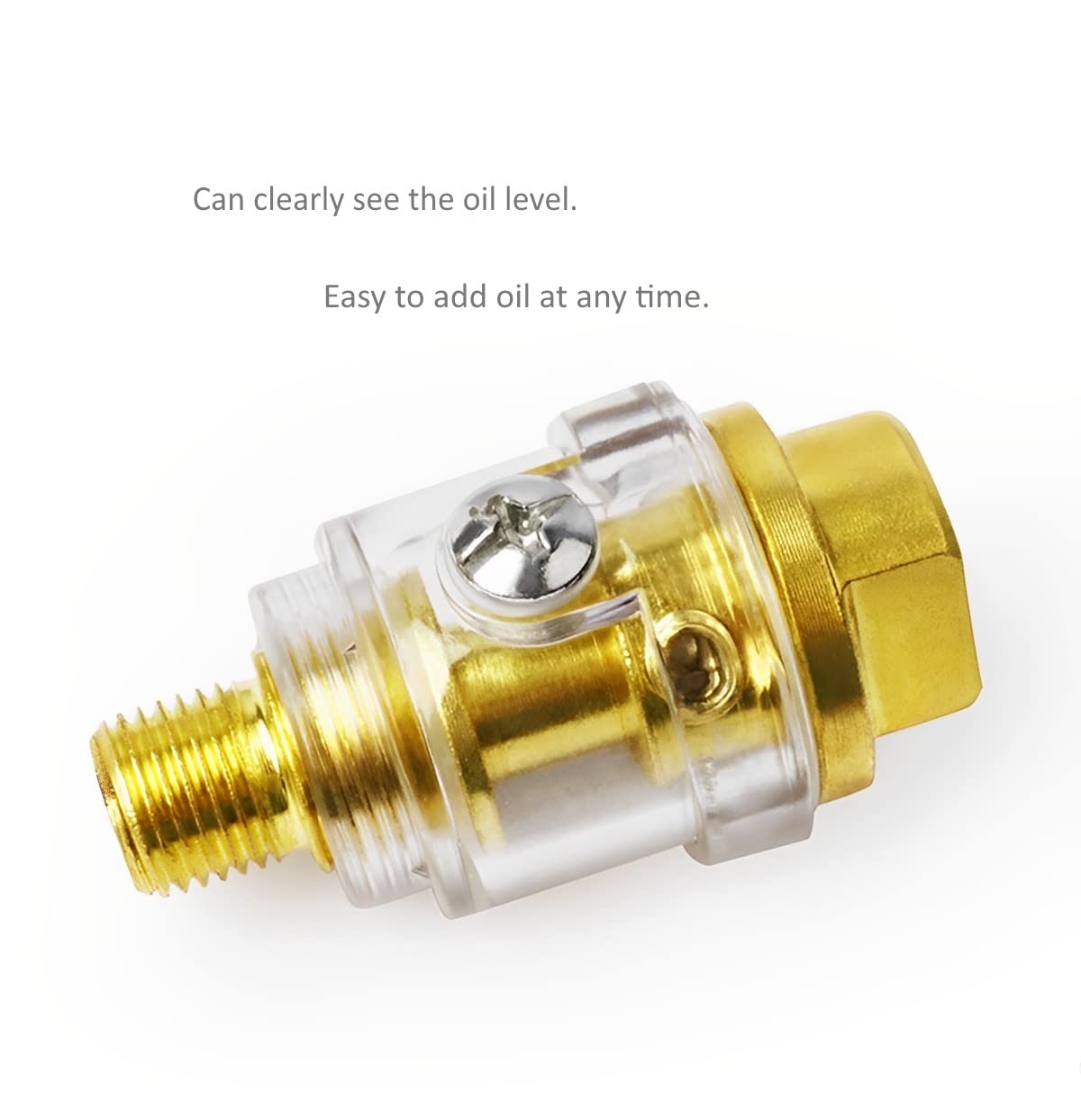 Pneumatische Olieman in Line Airs Tool Olie Smeermiddel Perslucht