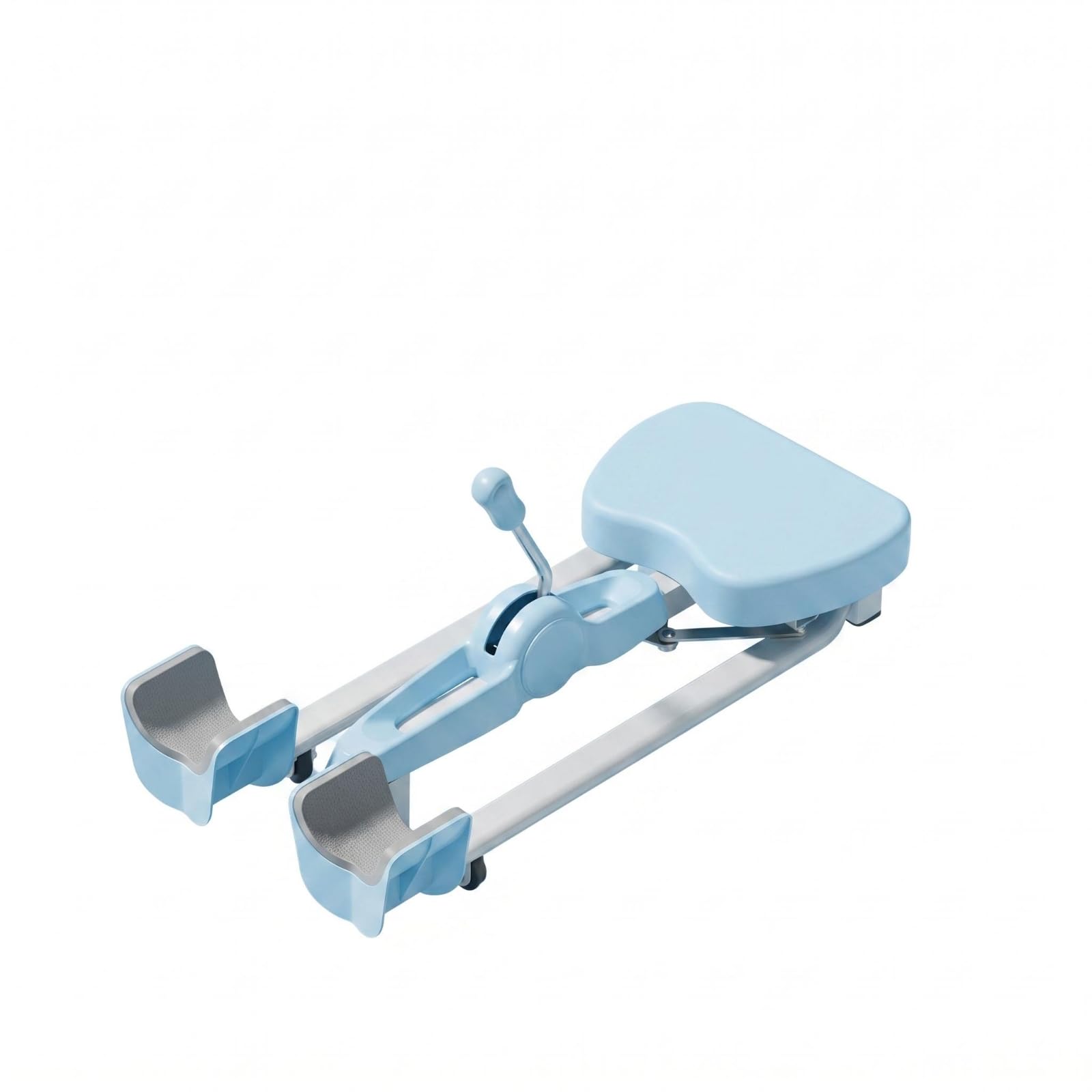 Flexibility Beinspreizer Trainingsgerät Beinstrecker Spagatmaschine mit Verstellbarem Rahmen Und Handhebel für Präzise Dehnung zu Hause für Anfänger Sportler , Himmelblau