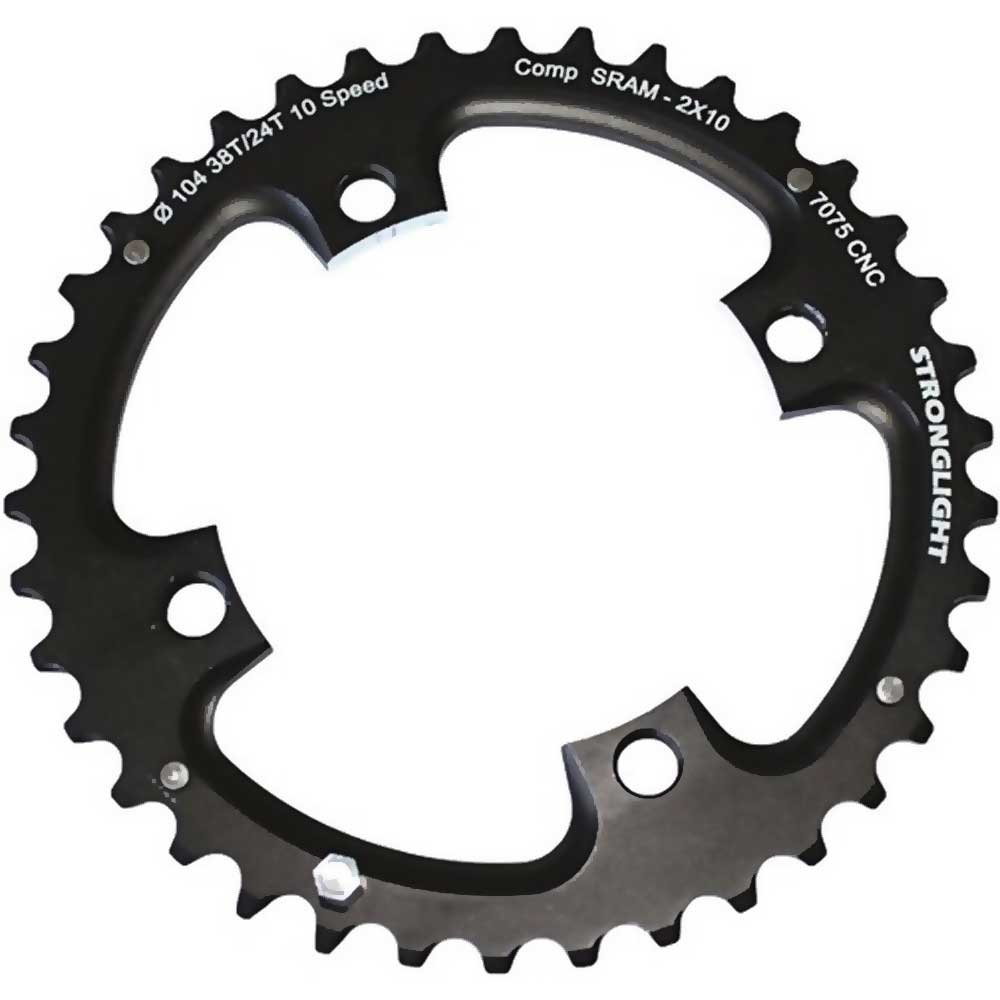 Stronglight Kettenblatt MTB 104/64 2x10 - Corona. Unisex Adulto