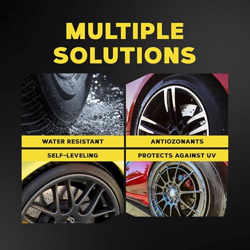 Image of Meguiar's Hot Shine High Gloss Tire Coating, 6 Pack (6 x 15 oz = 90 oz Total) Aerosol Tire Shine Spray for Deep Black Wet Look Tires on Cars Trucks and SUVs After Car Wash Detailing