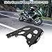 Yuecoom Motorcycle Rear Luggage Rack, Carbon Steel Motorcycle Rear Cargos Carrier Bracket for Kawasaki Versys 650 2015-2020 Internal & External Decoration Modification