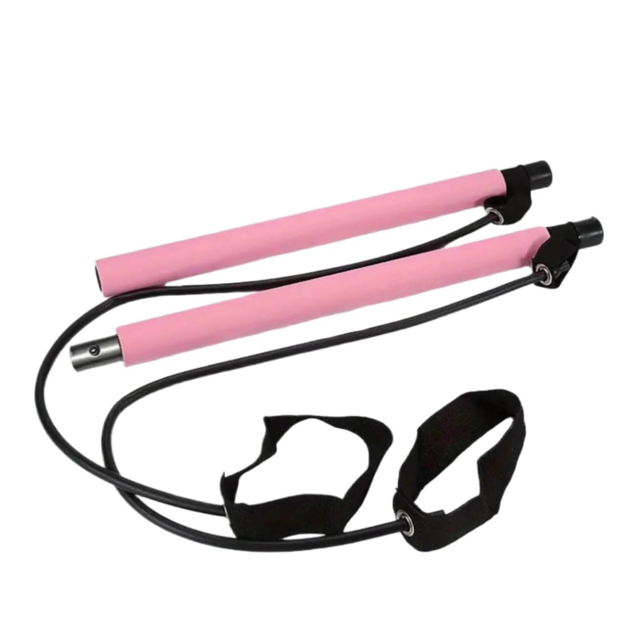 Ultimate Pilates Bar Set for Full-Body Fitness - Elastic Resistance Rope Stick for Chest Expansion, Back Training, and Body Stretching