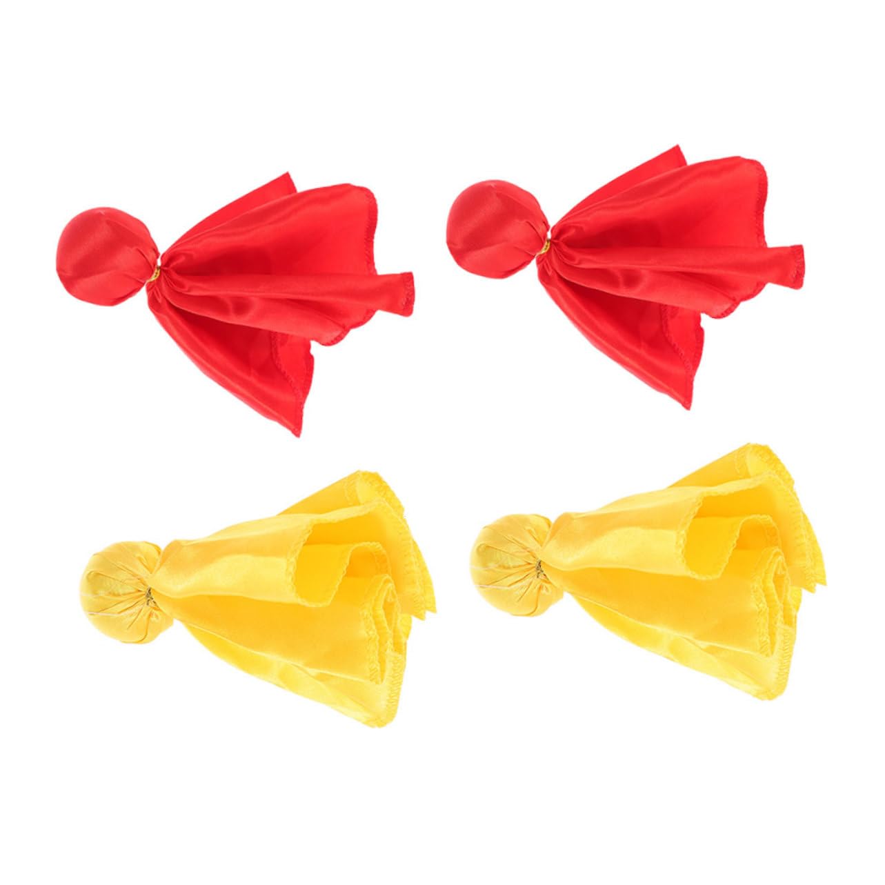 KOMBIUDA Rugby Referee Flag 4pcs Set Penalty Flag Football Tossing Sports Penalty Prop Tossing Accessory