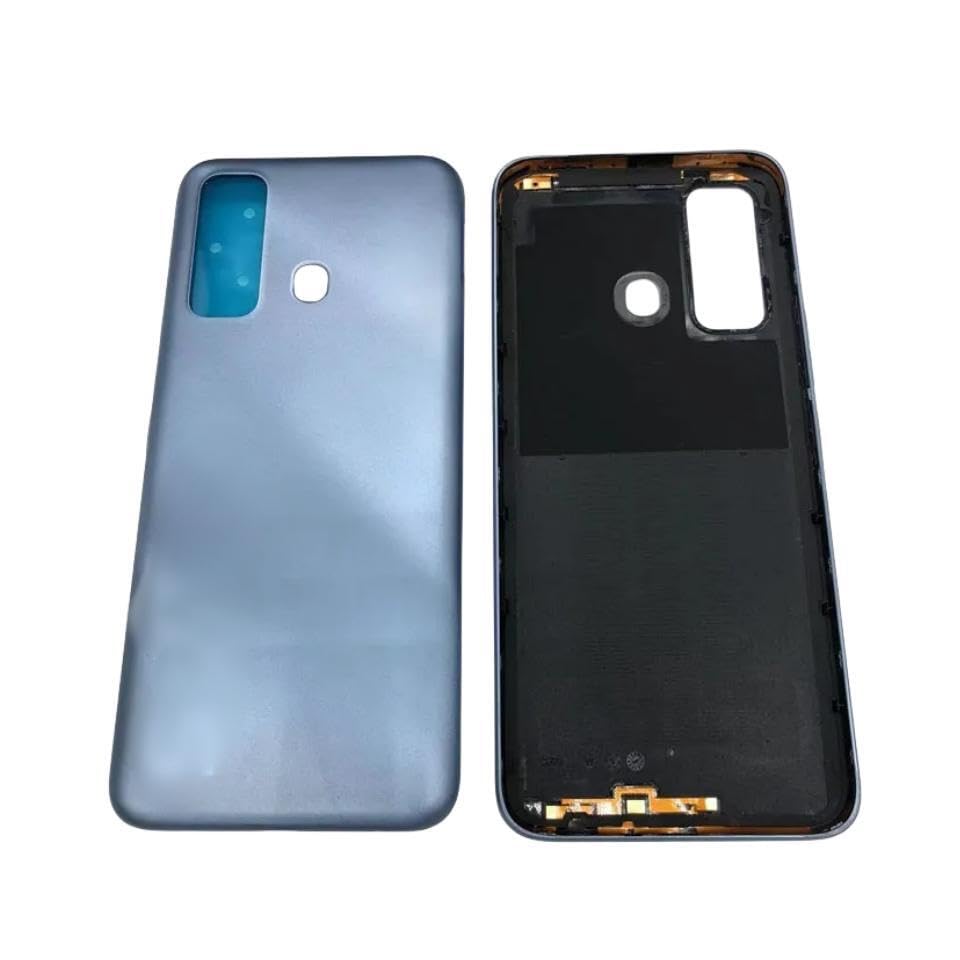 SHOWGOOD for Tecno Spark 7 Plus KF7 Back Battery Cover Rear Panel Door Housing Case Repair Parts for Tecno Spark 7 Plus KF7 Battery Back Cover (Blue)