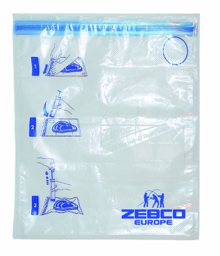 Zebco Zip-Loc - Bolsas para envasar al vacío (6 L, 3 Unidades)
