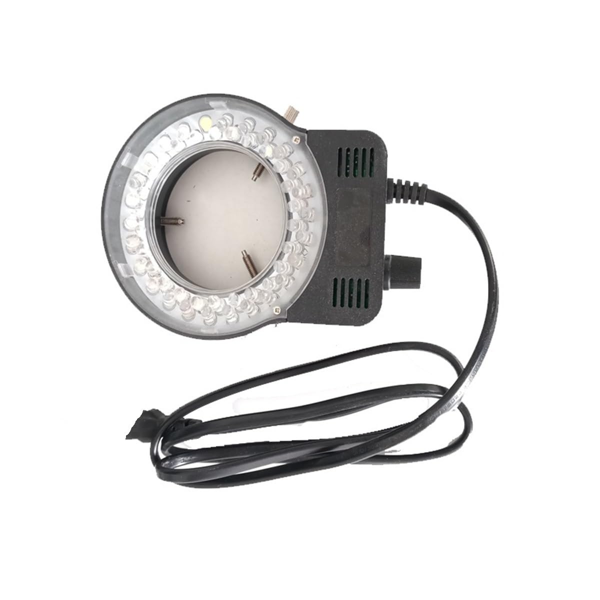 Microscope Adjustable 52pcs LED Ring Illuminator Lamp, Stereo Microscope Camera