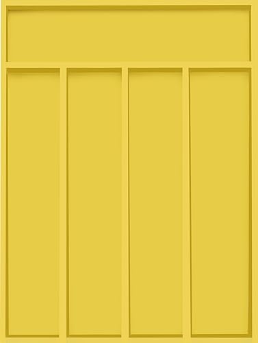 Miniatura 1 de Utopia Kitchen Organizador de cubiertos de bambú, 5 compartimentos, organizador de cajones de bambú de 14 x 10 x 2.36 pulgadas, organizador de