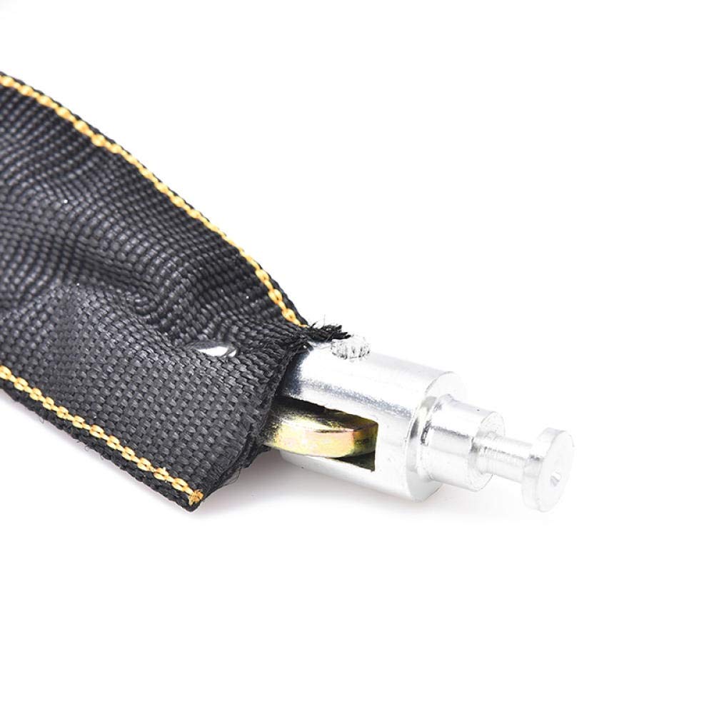 Fermeture de vélo, chaîne Serrure de chaîne de vélo de moto robuste noire 0cm serrures de vélo antivol accessoires de vélo en plein air serrures serrure de vélo