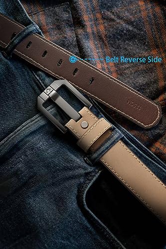 Image of YOETEY 1.5 inch Leather Tactical Belt Men for Work & Casual