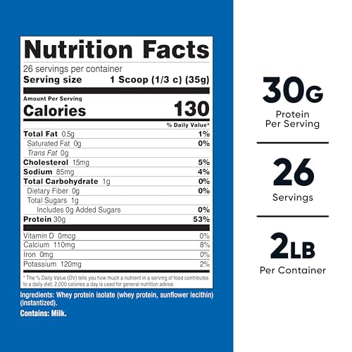 Image of Nutricost Whey Protein Isolate (Unflavored) 2LBS