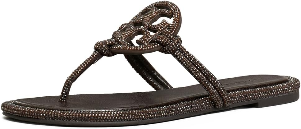Tory Burch Women's Miller Knotted Pave Sandals
