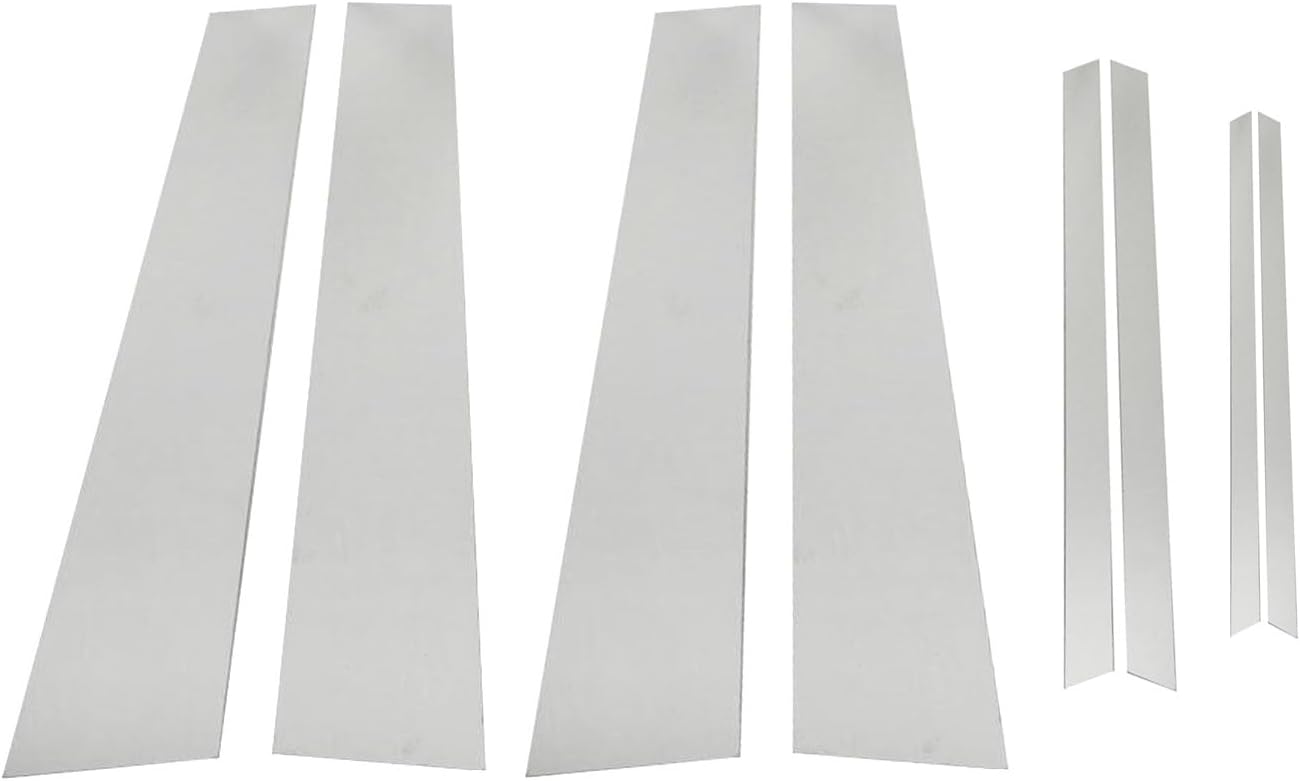 OMAC Window B Pillar Posts Door Trim Cover for Buick Regal Sportback 2018- S.Steel 8X