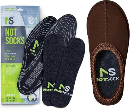 Cubiertas de plantilla NotSocksTM para calzado bajo 2-Pack