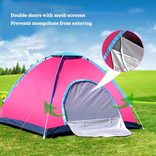 Carpa Dome para Camping Ligera con 2 Puertas para 3-4 Personas miniatura 4