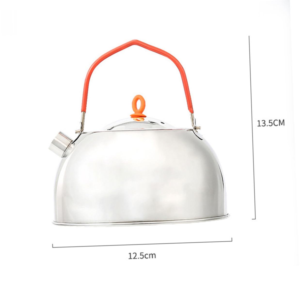 BESPORTBLE Mini Camping Kettle 0.6l Portable Tea Pot Stainless Steel Lightweight Great for Outdoor Activities
