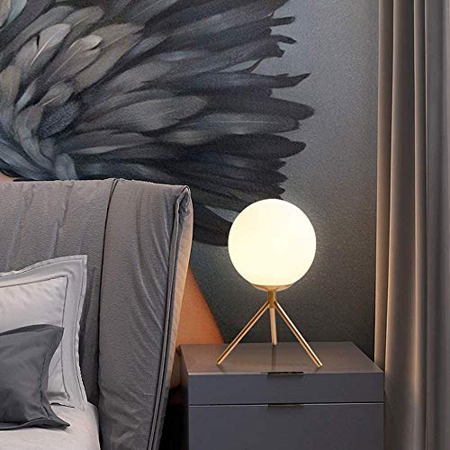 Lampe de bureau personnalite creative moderne chic en verre