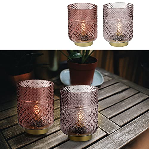 Cepewa Set di 2 lampade da tavolo a LED, altezza