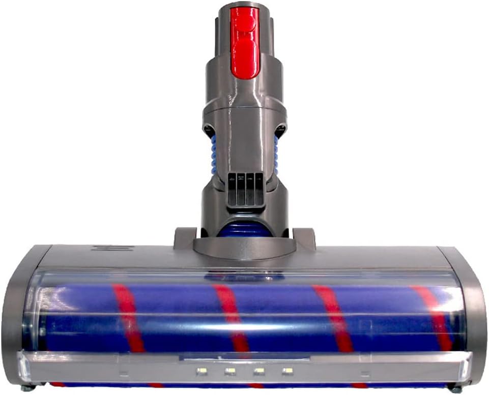 Chuancheng Motorized Floor Brush Head Tool for Dyson V8 V7 V10 V11 Vacuum Cleaner Soft Sweeper, Roller Head Floor Brush Replacement